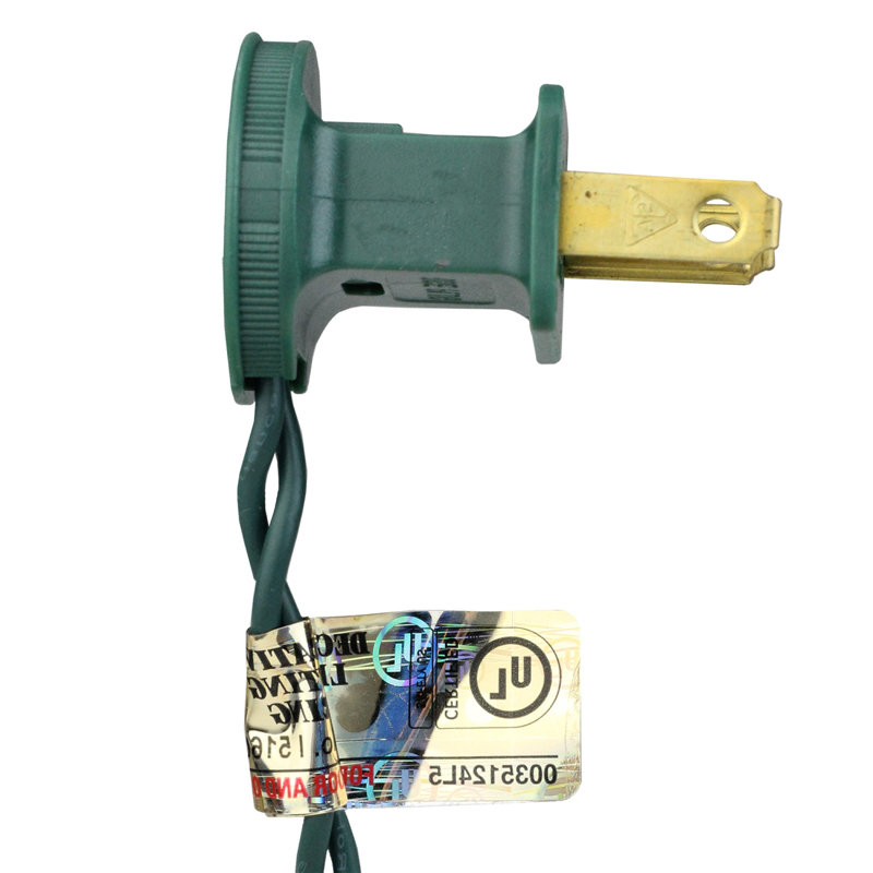 Guirlande 100 lumières DEL de Noël chaudes, Vert / vert, 50
