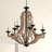 Arpin 12 - Light Dimmable Empire Chandelier