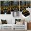 Ancienne pierre Maya gris et jaune labyrinthe I - art mural en métal labyrinthe-1055437617