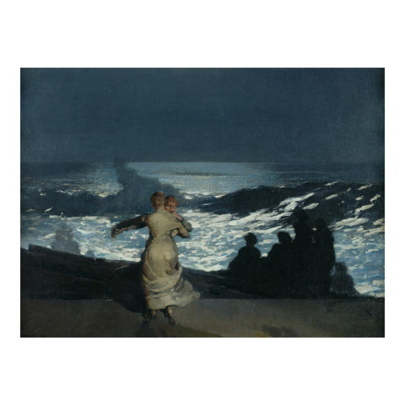 «Summer Night» par Winslow Homer - Impression giclée, H 16 po x l 20 po