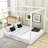 Plyler King Wood Canopy Platform Bed-1647991491