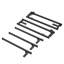 Cadre de lit en métal de 18 cm (7 po), montage facile sans outils, sommier requis, format King-421378706