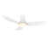 36" 3 - Blade LED Standard Ceiling Fan with Remote Control and Light Kit Included