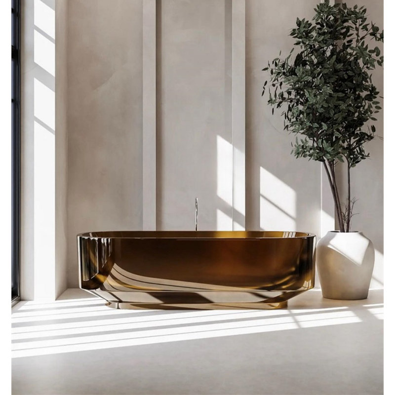 Baignoire en résine brune moderne Modern Creative