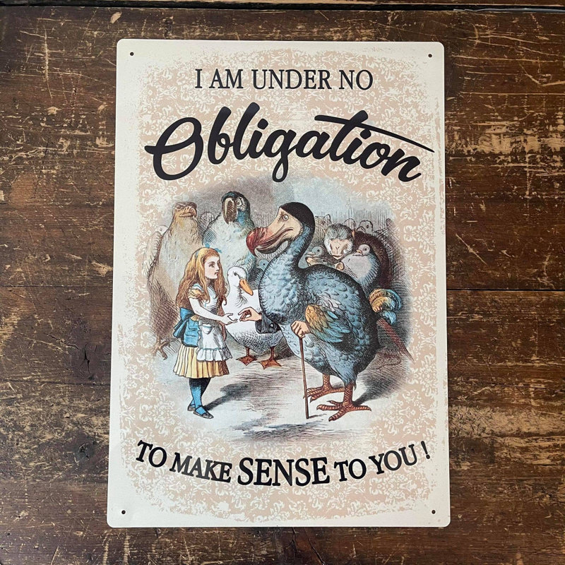 British Metal Sign Conpany Wall Décor, 25 cm H x  20 cm W