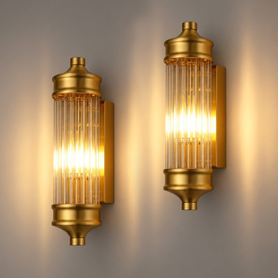 Acton 10in Cylinder Wallchiere Wall Sconce Lamp