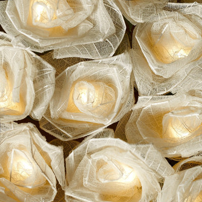 Dov LED Natural Leaf Rose String Light