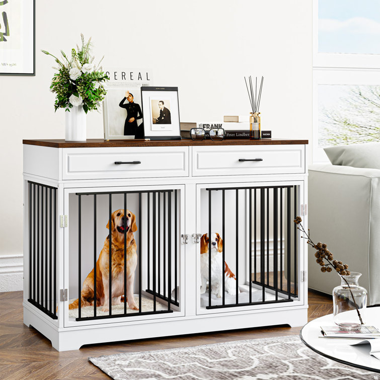 https://assets.wfcdn.com/im/73110259/resize-h755-w755%5Ecompr-r85/2565/256559637/Large+Dog+Crate+Furniture+Style+With+2+Drawers+And+Divider.jpg