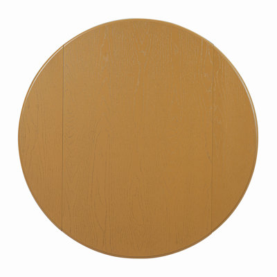 Extendable Round Dining Table for 2–4 People, Folding Wood Dining Table with Adjustable Size, Space-Saving Design for Small Apartments and Dining Area