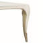 Table de salle à manger rectangulaire extensible London Place - Perle crémeuse