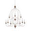 Lustre à niveaux 9 lumières façon bougie Avajo-1154218637-1192530999
