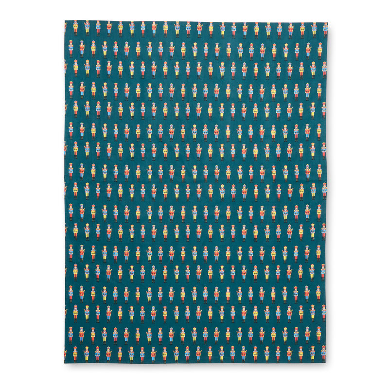 Christmas Nutcracker Cotton Table Cloth, 137cm W x 178cm L