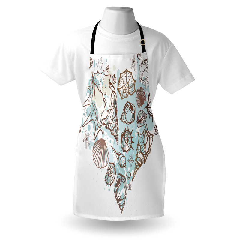 No Pattern Bib Apron