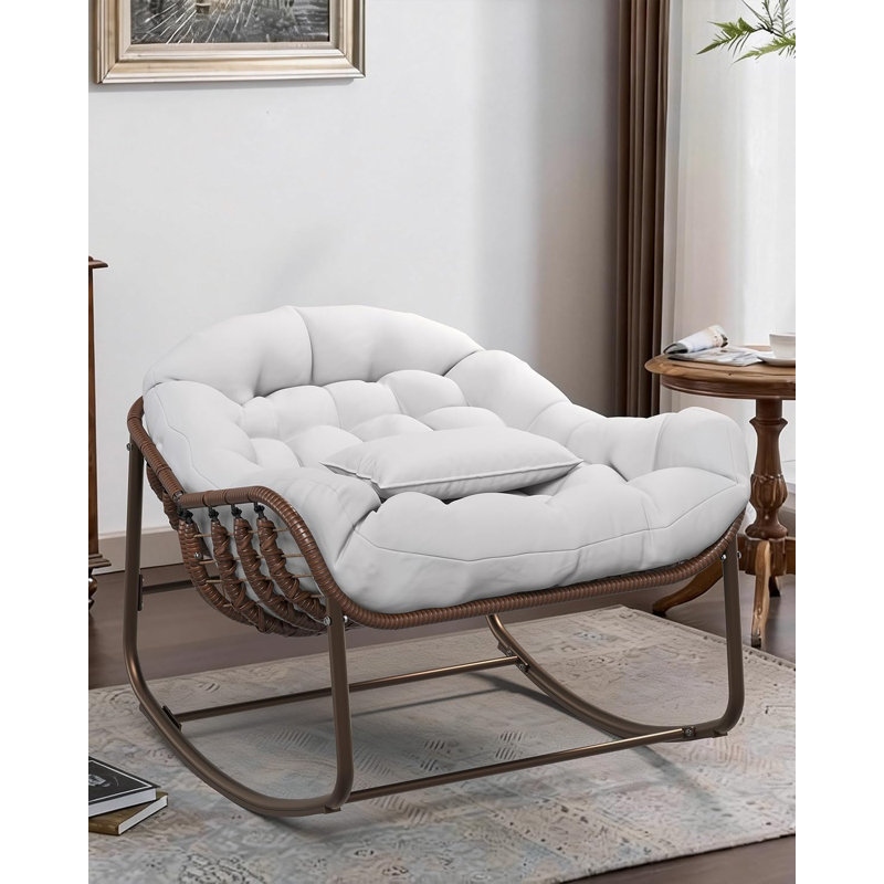 Outdoor Lounge Chair, White