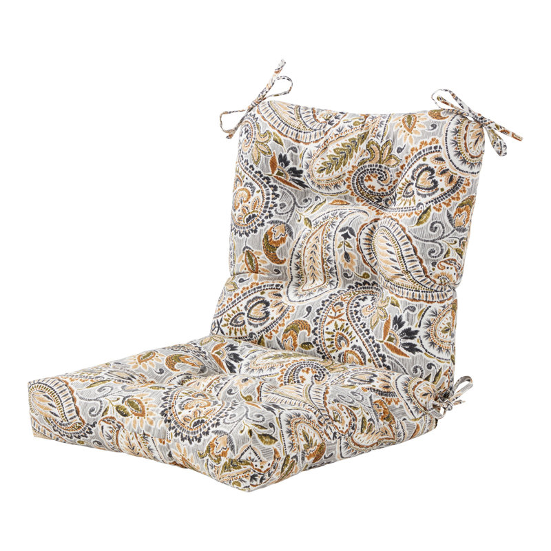Coussin de chaise d'extérieur Lester, 1, H 21 po x l 21 po x P 21 po, Arctic Paisley