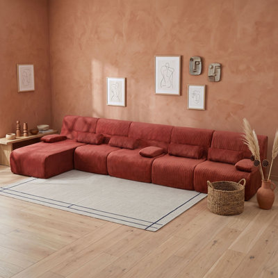 Modular Five Seat Sectional Sofa