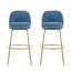 Ensemble de 2 tabourets de bar Rio Claro-212861094