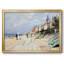 «Beach At Trouville» par Monet, reproduction d'art sur toile-95888826-95888827