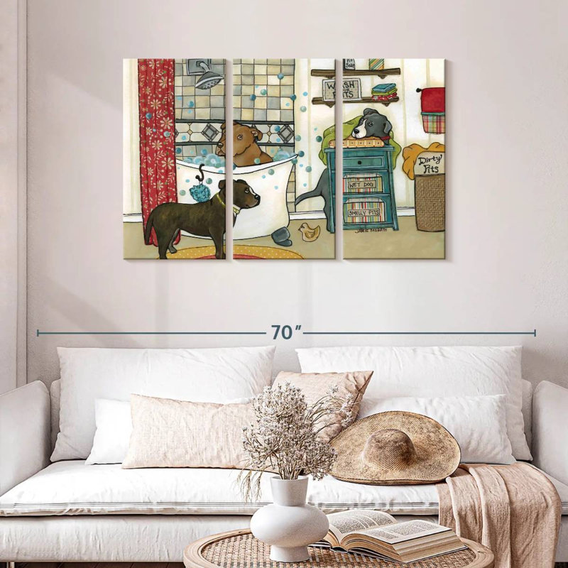 Brampt Wash Your Pits, 28" H x 45" W