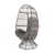 Coussin gris / structure taupe