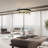 Hildegarde Dimmable Wagon Wheel LED Chandelier