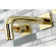 Kingston Brass Concord Two-Handle 3-Hole Wall Mount Bathroom Faucet