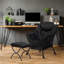 Fauteuil paresseux moderne avec accoudoirs épais et rembourré de 31,5 po Biranna-47707034