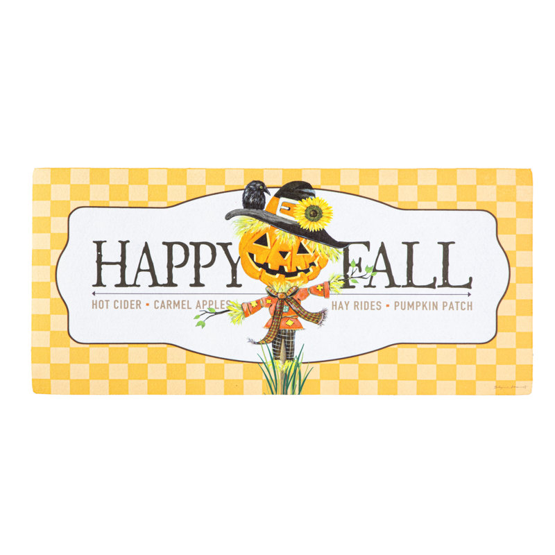 Tapis de table Hello Pumpkin Scarecrow