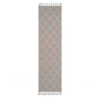 Guros Collection 2X8 Trellis Indoor / Outdoor Runner Rug