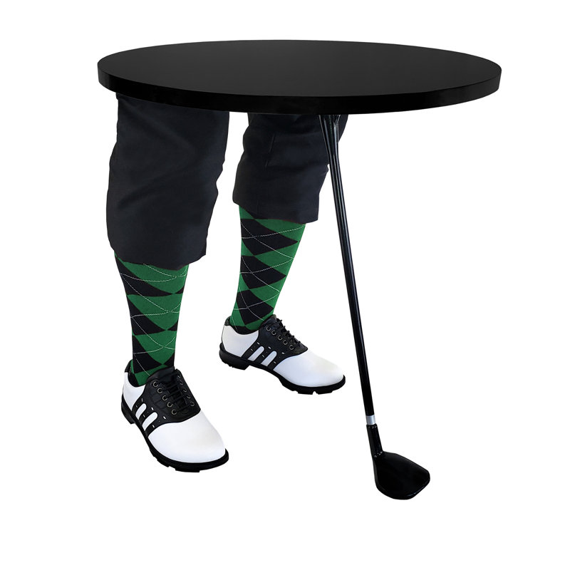 Table de bout abstraite, Noir