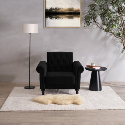 Aiofe Velvet Chesterfield Chair