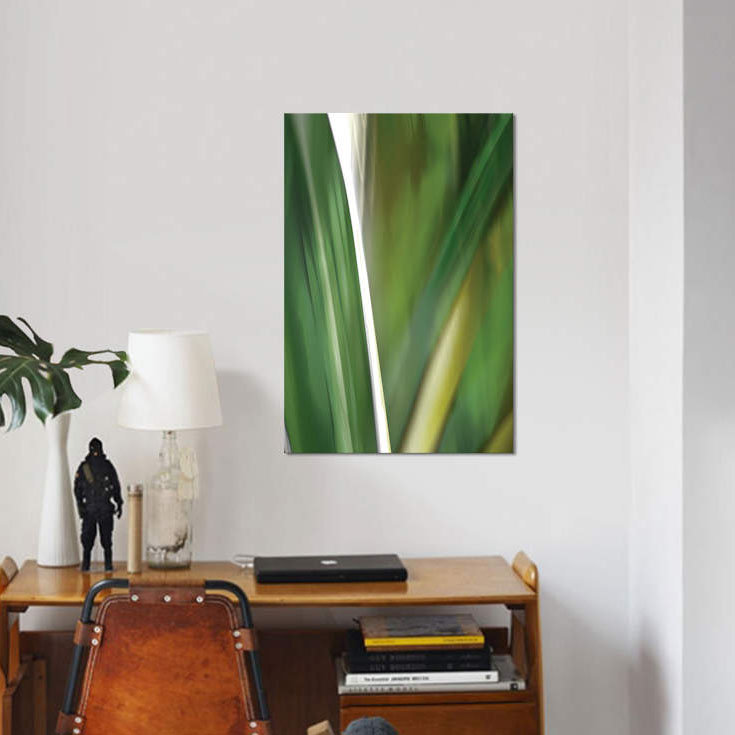 «Organic IV», impression sur toile, H 12 po x l 8 po x P 0,75 po, Pas de tapis, Toile tendue