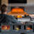 36 Inch Electric Fireplace Inserts, in-Wall Recessed and Wall Mounted 750/1500W Fireplace Heater, Touch Screen, Remote Control with Timer, Adjustable Flame Color and Speed