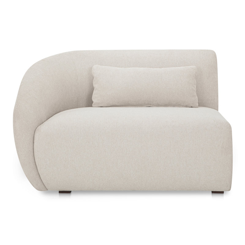 Anson Left Arm Facing Chair, Warm White