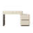 Soild Wood Vanity Table With Cabinet Drawer Rock Plate Top And Metal Base-1144015560