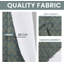 Fabdivine Eyelet Curtains 54x63 Inch Modern Block Print Window Drapes- Vishal Pushp-805640883