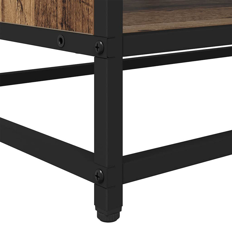 Unfinished TV Stand for TVs up to 70", Old Wood