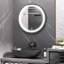 Adriell Metal Round Mirror