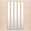 Redondo Rectangle Stainless Steel Wall Mirror