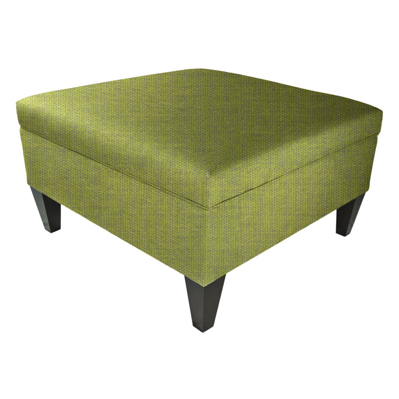 Zaylee Upholstered Polyester Blend Storage Cocktail, Grass