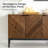 Pascale 47" W Herringbone Sideboard with Adjustable Shelf-1949144788