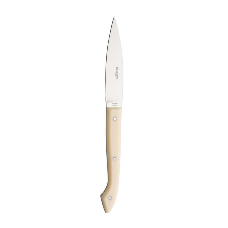 DEGRENNE Paris Capucin 5'' Steak Knife, Beige