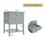 Table d'appoint 2 tiroirs-110174014