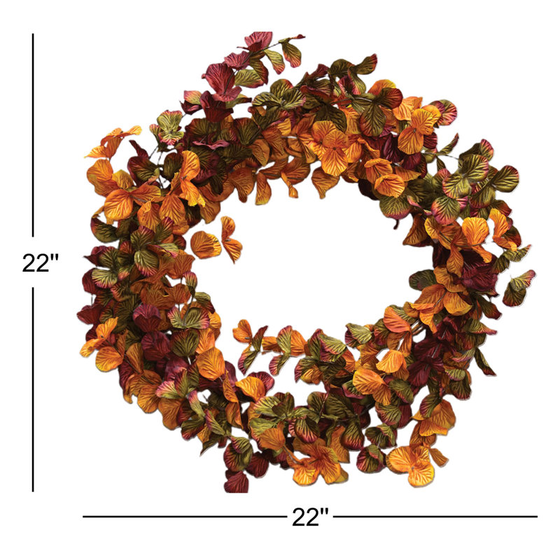 Faux Eucalyptus 22'' Wreath