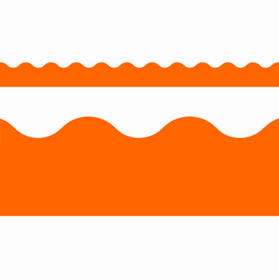 Orange Terrific Trimmers® Border