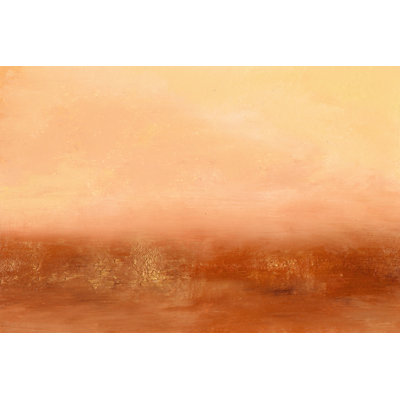 Orange II 1 Piece Wrapped Canvas Painting