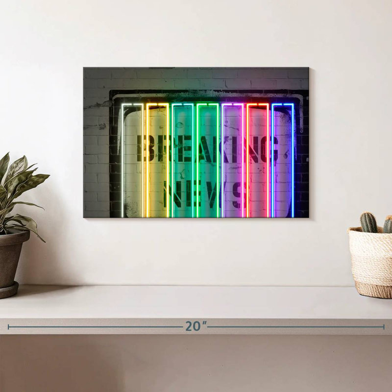 Keiraleigh Breaking News, 8" H x 12" W