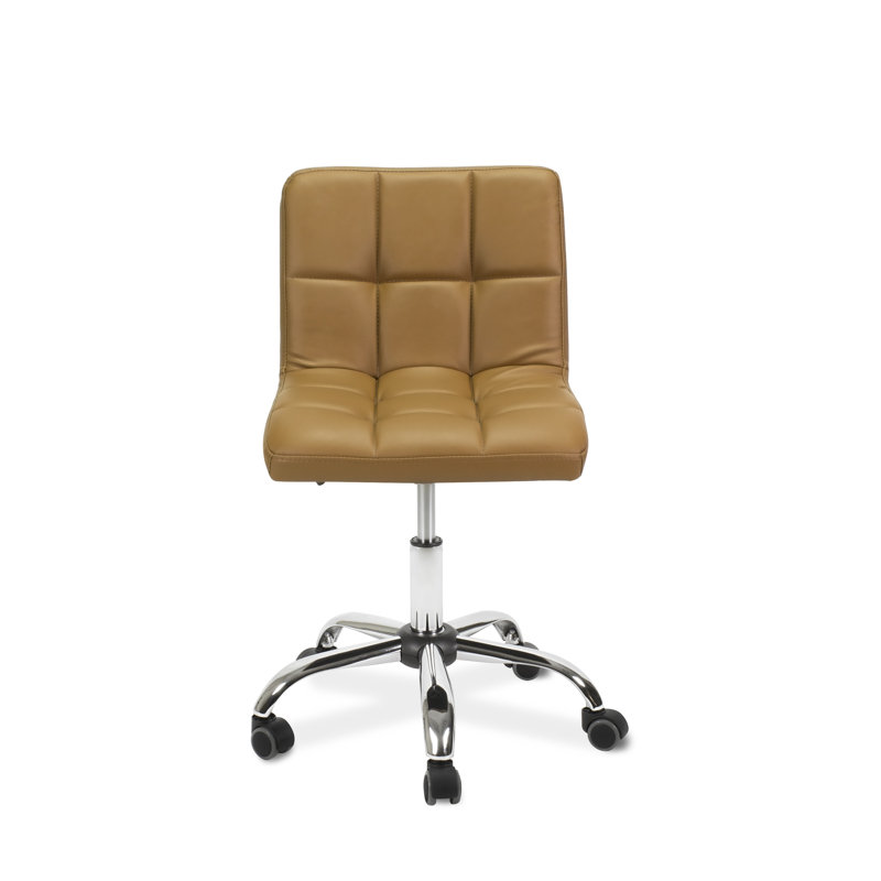 Chaise de travail réglable en hauteur Estephanie, Cappuccino