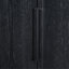 Armoire sophistiquée en placage de chêne avec plusieurs fonctions de rangement, convenant à un bureau, un vestibule, un couloir, un salon, un vestibule