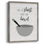 «Lick The Bowl», reproduction encadrée - bois massif-417745833